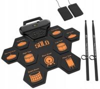 ПОРТАТИВНЫЙ ЭЛЕКТРОННЫЙ НАБОР БАРАБАНОВ МАТ БАРАБАН