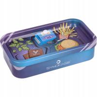 Коробка с крышкой лотка шаблон MUNCH Time металлический контейнер 12, 5x7 см