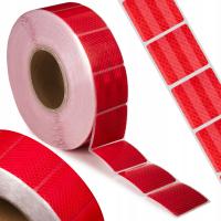 Taśma odblaskowa samoprzylepna HP czerwona 1 m