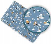 Простыня из хлопка для детской кроватки 140x70