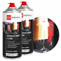 2× Preparat Ecochemical CS 300 kontakt spray 400 ml