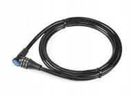 Zabezpieczenie rowerowe linka na szyfr XLC LO-L13 długa linka HIT