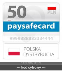 PAYSAFECARD 50 злотых PIN-КОДА PSC