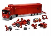 Lego Racers: 8654 - Ciężarówka zespołu Scuderia Ferrari