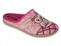 INBLU KAPCIE KLAPKI DAMSKIE SÓWKI BAMBOSZE CIEPŁE