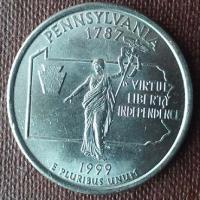 USA - Quarter - 25 centów 1999 P - PENNSYLVANIA