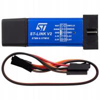 Programator MSALAMON ST-Link/V2 USB JTAG SWIM do STM32 i STM8 z przewodami