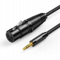 Kabel XLR - jack 3,5 mm Ugreen AV182 2 m