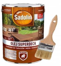 SADOLIN МАСЛО SUPERDECK 5L КИСТЬ 50MM БЕСПЛАТНО