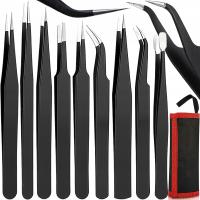 ПРЕЦИЗИОННЫЙ ПИНЦЕТ НАБОР УНИВЕРСАЛЬНЫХ ПРЕЦИЗИОННЫХ ПИНЦЕТОВ ПИНЦЕТ 9EL