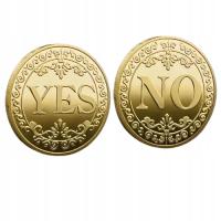 Moneta Złota decyzja Tak czy Nie - Yes No 1szt