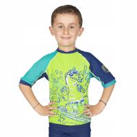 Koszulka do pływania dziecięca Mares Rashguard Shield Kid lime