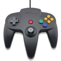 IRIS Pad przewodowy kontroler gamepad do konsoli Nintendo 64 N64 czarny