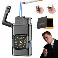 ZAPALNICZKA FUNKCJONALNA ZEGAREK, WIATROSZCZELNA WIELOFUNKCYJNA ZAPALNICZKA