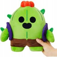 SPIKE MASKOTKA POSTACIE Z GRY BRAWL STARS ZABAWKA MIĘKKA PLUSZAK 25cm ,Z PL