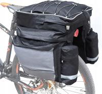 Самая большая сумка для велосипеда, сумка для багажника, 2 кармана для бутылки с водой, 75 л XXL