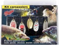 Zestaw błystek MEPPS DRAPIEŻNIK 6 szt