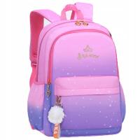 Розовый фиолетовый Ombre KL 1-3 школьный рюкзак для девочки ребенка