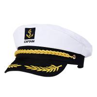 Вышитая кепка капитана, шляпа моряка, шляпа партии
