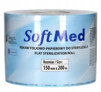 Rękaw do sterylizacji pap-fol 15 cm x 200m SoftMed