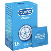 Durex Classic prezerwatywy klasyczne gładkie 18 sztuk