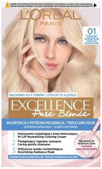 L'Oreal Paris Excellence Pure Blonde Краска Для Волос 01 Ultra Light Blonde
