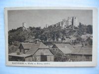 KAZIMIERZ NAD WISŁĄ RUINY ZAMKU 1949