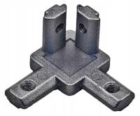 3-сторонняя муфта для профилей V-Slot Black