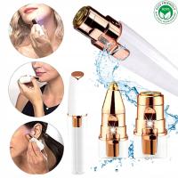 Mała GOLARKA Maszynka Trymer Depilator DO TWARZY BRWI DAMSKA Bezbolesna 2w1