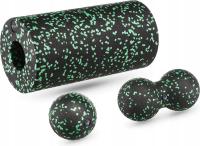 ZESTAW DO ĆWICZEŃ MASAŻU JOGI ROLLER WAŁEK PIŁKA I DUOBALL GYMTEK