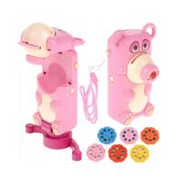 Projektor Przenośny do Rysowania LED miś Dla Dzieci Edukacyjna Zabawka Róż