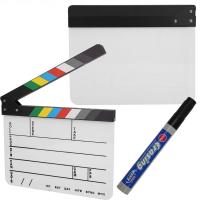 Reżyser akrylowy Scena Clapperboard Film telewizyjny Akcja Film SH