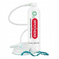 Apotheke Przenośny inhalator tlenowy 99,5%, tlen inhalacyjny, 14 l