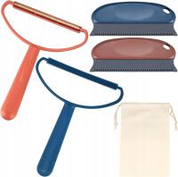 GOLARKA GRZEBIEŃ DO UBRAŃ KŁACZKÓW SIERŚCI ZESTAW 4 SZT