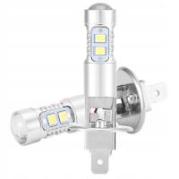 2SZT ŻARÓWKA LED H1 6000K SUPER WHITE 3-5W