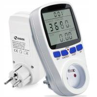 CHNIK ВАТТМЕТР ПОТРЕБЛЕНИЯ ЭНЕРГИИ ЭЛЕКТРОННЫЙ ИЗМЕРИТЕЛЬ ТОКА-ПОЛЬША ВИЛКА