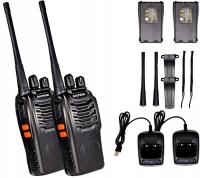 KRÓTKOFALÓWKA BAOFENG BF-888S PMR RADIOTELEFON 2x WALKIE TALKIE DUŻY ZASIĘG