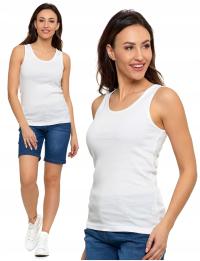 Белый женский топ, приталенная футболка, гладкая, без рукавов, удобная, MORAJ M