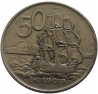 [D0429] Nowa Zelandia 50 centów 1976 Endeavour