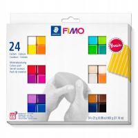 Zestaw FIMO soft 24 kolory Basic 24x25g