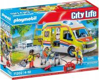 PLAYMOBIL CITY LIFE 71202 скорая помощь со светом и звуком