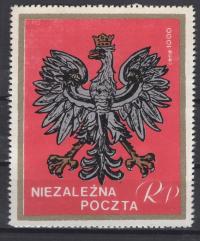 SOLIDARNOŚĆ - NIEZALEŻNA POCZTA 1989 ROK ORZEŁ