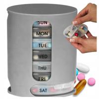 KASETKA NA LEKI TABLETKI 7 DNIOWA ORGANIZER PUDEŁKO POJEMNIK DZIEŃ NOC