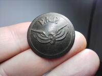 Guzik kolejowy P.K.P PKP Duży. Piękny stan Wzór 1954