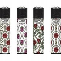 4 x Zapalniczka Clipper Roses and Gold