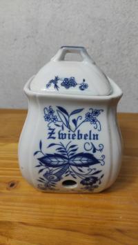 ceramiczny pojemnik na cebulę zwiebeln język niemiecki
