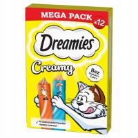 DREAMIES Creamy Przysmak dla kota Kurczak Łosoś 12x10g