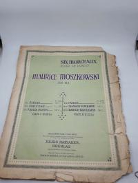 Stare nuty Elegie Maurice Moszkowski Op.83 Breslau Hainauer 1897