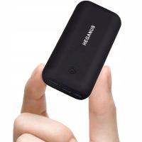 POWERBANK 10000 mAh Power, USB, Czarny, Kabel, Przenośny, Kieszonkowy, Mini