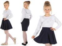 Kropek bluzka dziecięca długi rękaw bawełna biały